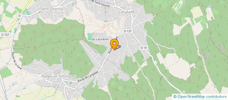 localisation de l'entreprise IKS  LANGLADE