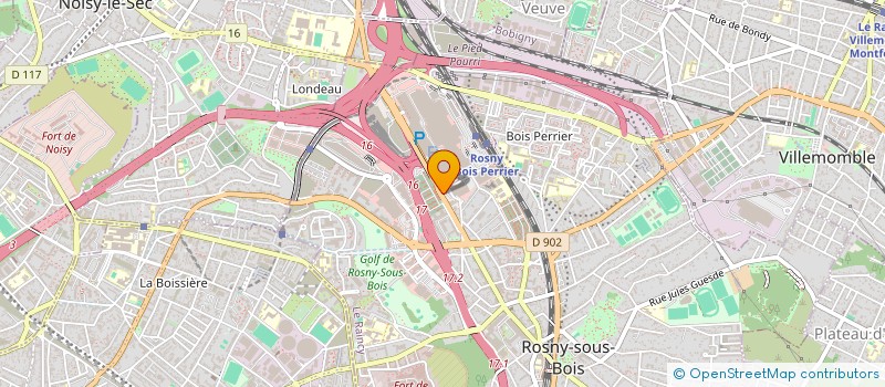 localisation de l'entreprise IKSACH ROSNY2 à ROSNY-SOUS-BOIS