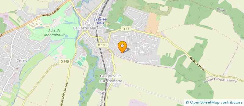 localisation de l'entreprise IKSS  LA FERTE-ALAIS