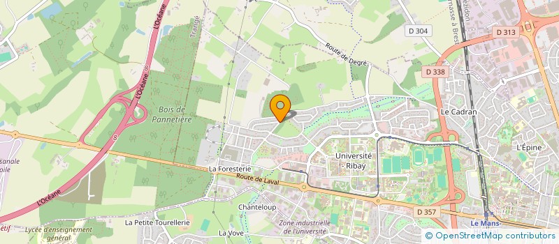 localisation de l'entreprise IKTAHROCK  LE MANS