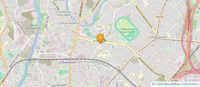 localisation de l'entreprise IKTUS HOLDING à MARCQ-EN-BARŒUL
