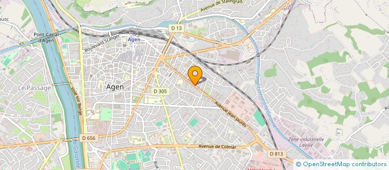 localisation de l'entreprise IKY 47  AGEN