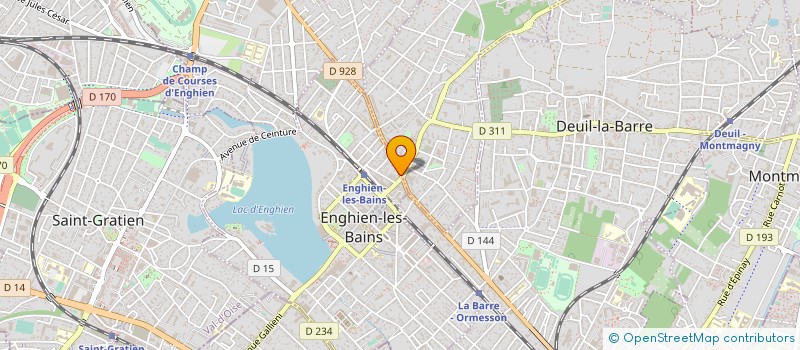 localisation de l'entreprise IL CAPRICCIO  ENGHIEN-LES-BAINS