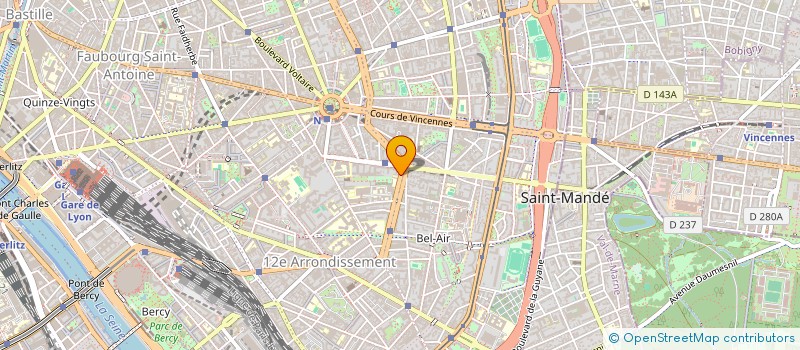 localisation de l'entreprise IL CARNEVALE DI PIERANGELO  PARIS