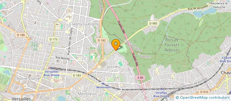 localisation de l'entreprise IL CASTELLO à VERSAILLES