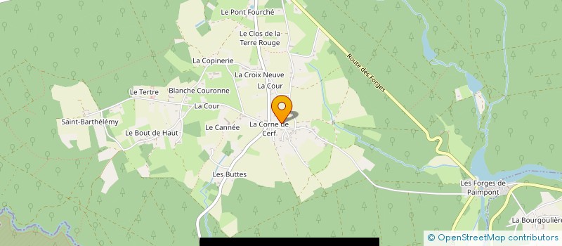 localisation de l'entreprise IL CASTORO-RESTAURI SARL à PAIMPONT
