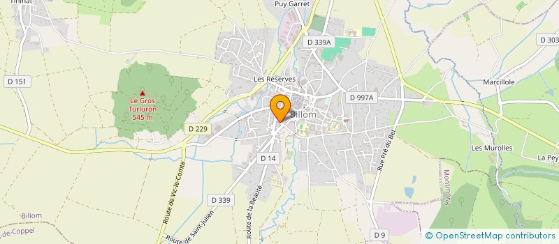 localisation de l'entreprise IL D'IVOIRE  BILLOM