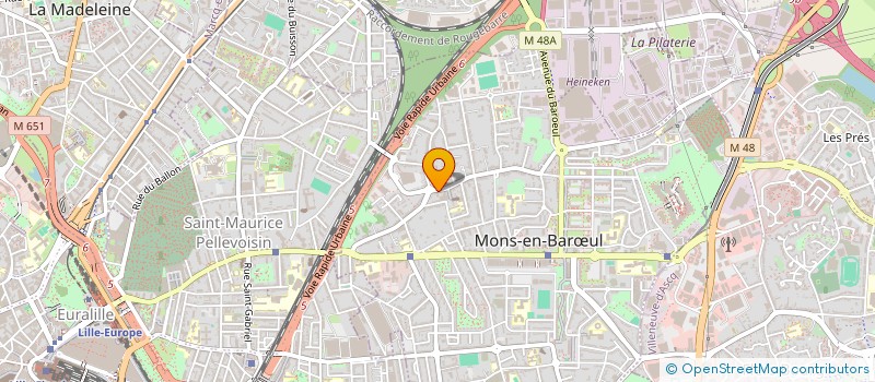 localisation de l'entreprise IL DE LA MAIRIE à MONS-EN-BARŒUL