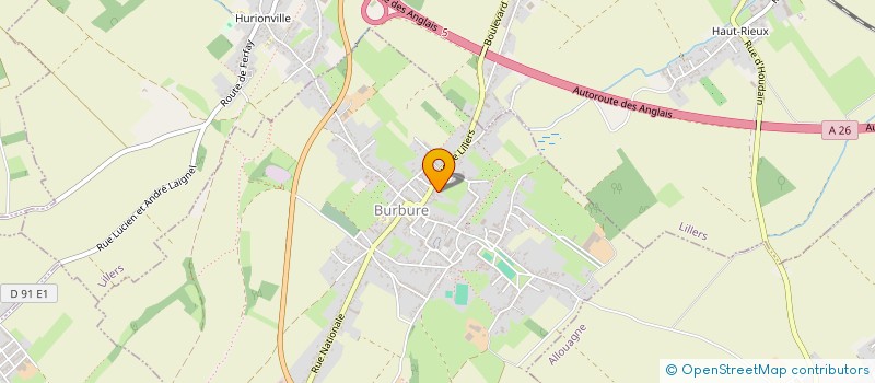 localisation de l'entreprise IL ETAIT DEUX FOIS à BURBURE