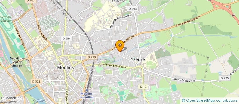 localisation de l'entreprise IL ETAIT DEUX FOIS à YZEURE