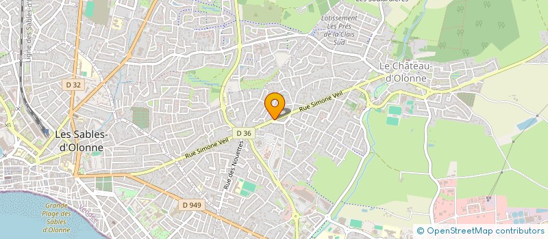 localisation de l'entreprise IL ETAIT UN PIXEL à LES SABLES D'OLONNE