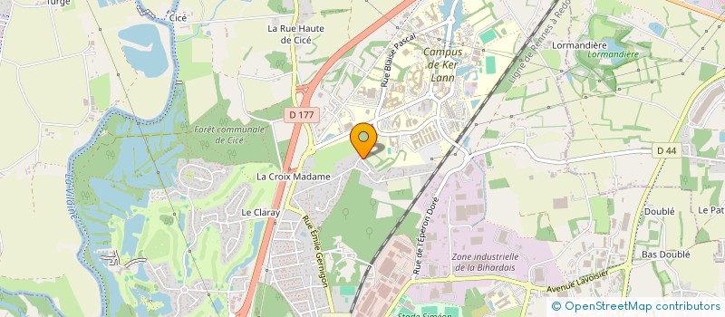 localisation de l'entreprise IL ETAIT UNE FEE SERVICES AUX FAMILLES à BRUZ