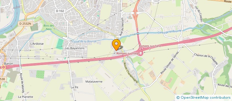 localisation de l'entreprise IL ETAIT UNE FLO  BOURG-DE-PEAGE