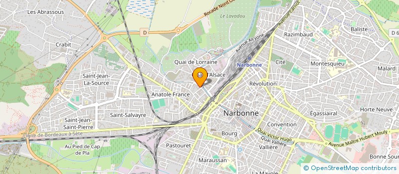 localisation de l'entreprise IL ETAIT UNE FOIS à NARBONNE