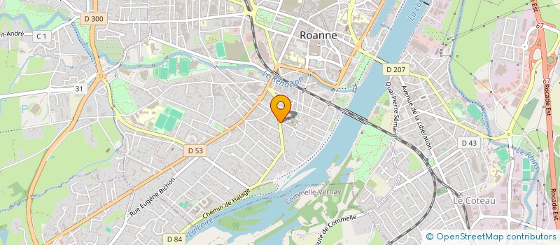 localisation de l'entreprise IL ETAIT UNE FOIS à ROANNE