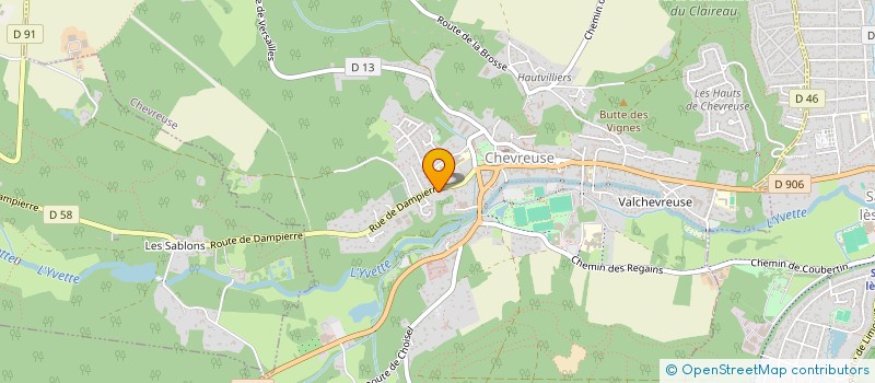 localisation de l'entreprise IL ETAIT UNE FOIS  CHEVREUSE