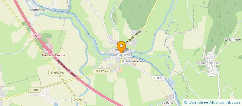 localisation de l'entreprise IL ETAIT UNE FOIS...  VANDENESSE-EN-AUXOIS