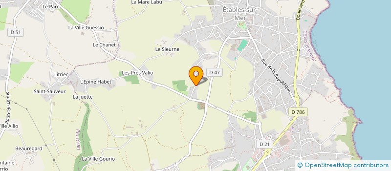 localisation de l'entreprise IL ETAIT UNE FOIS  BINIC-ETABLES-SUR-MER