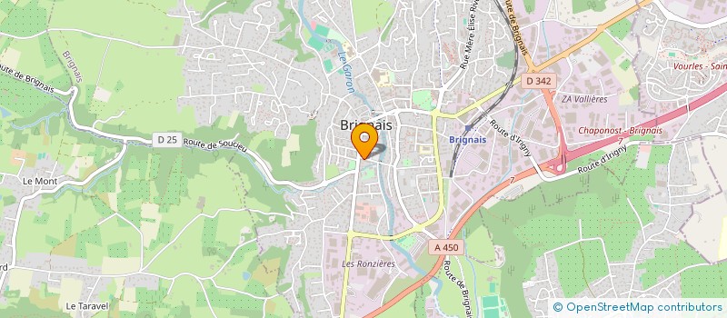 localisation de l'entreprise IL ETAIT UNE FOIS CHOCOLAT à BRIGNAIS