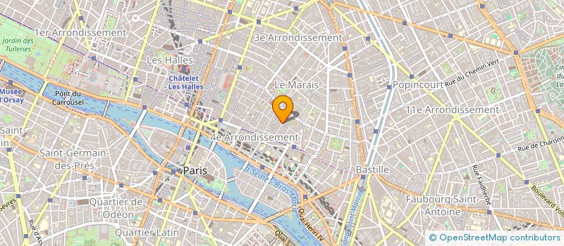 localisation de l'entreprise IL ETAIT UNE FOIS LE MARAIS  PARIS