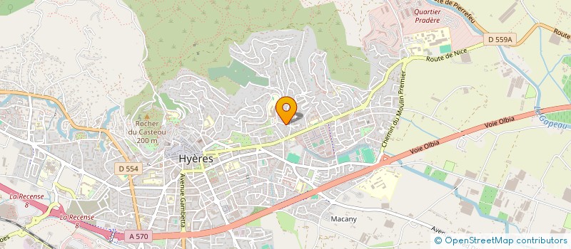 localisation de l'entreprise IL ETAIT UNE FOIS LES DEUX AMERIQUES ET L EUROPE à HYERES