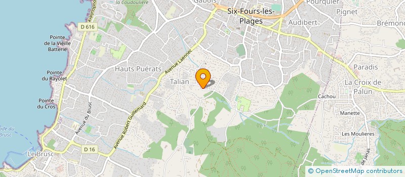 localisation de l'entreprise IL ETAIT UNE FOIS UN BOIS à SIX-FOURS-LES-PLAGES