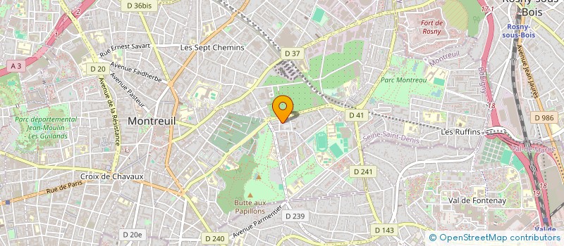 localisation de l'entreprise IL ETAIT UNE VOIX DANS L'EST (IEUVDE) à MONTREUIL