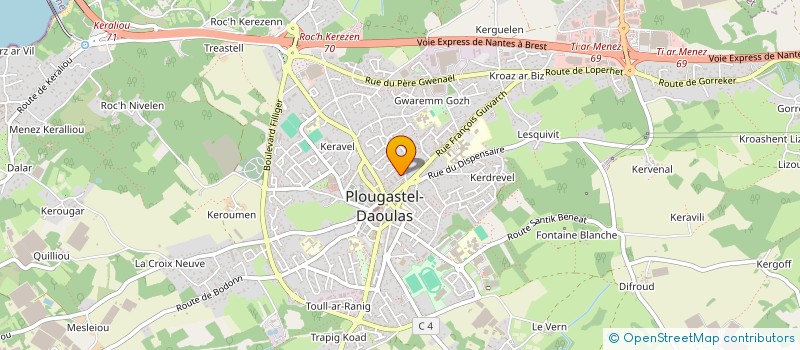 localisation de l'entreprise IL FAIT TOUJOURS BEAU A PLOUGASTEL à PLOUGASTEL-DAOULAS