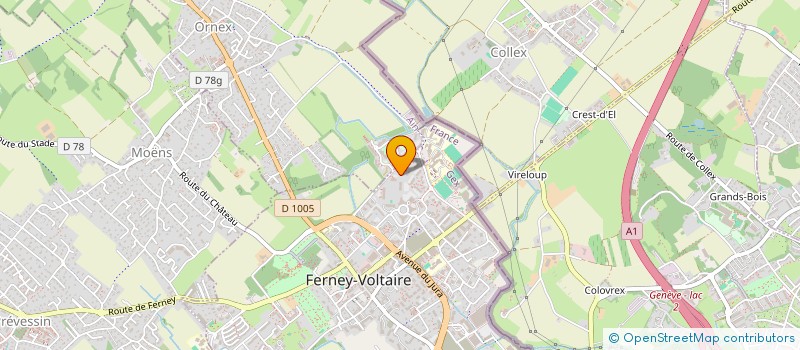 localisation de l'entreprise IL FARO  FERNEY-VOLTAIRE