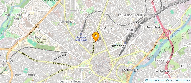 localisation de l'entreprise IL GIARDINO DI PETRUS à LIMOGES