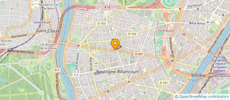 localisation de l'entreprise IL MEZZOGIORNO à BOULOGNE-BILLANCOURT