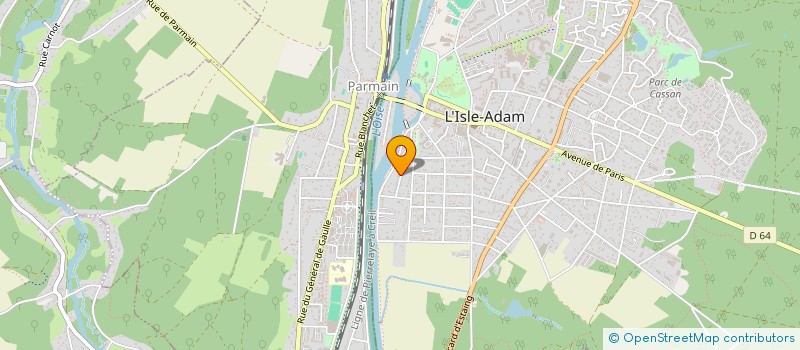 localisation de l'entreprise IL PARADISO à L'ISLE-ADAM