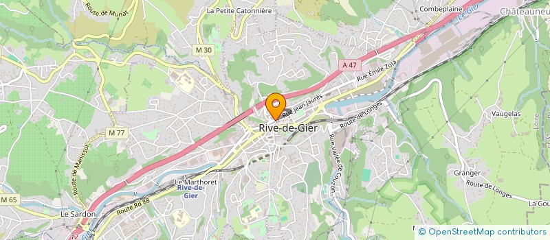 localisation de l'entreprise IL PIZZAIOLO à RIVE-DE-GIER