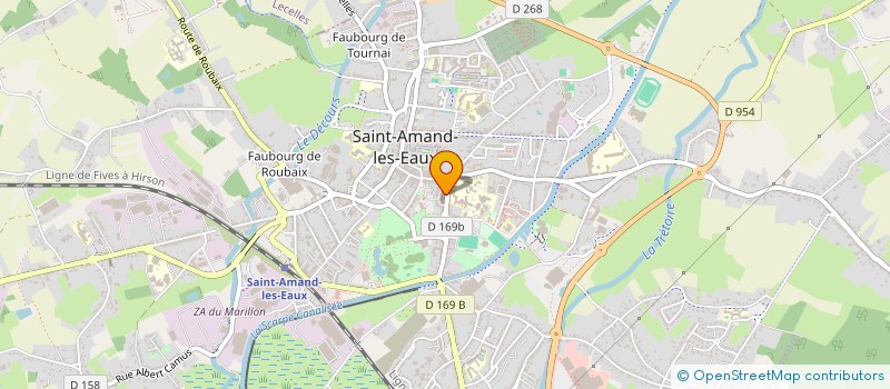 localisation de l'entreprise IL ROMANO  ST AMAND-LES-EAUX