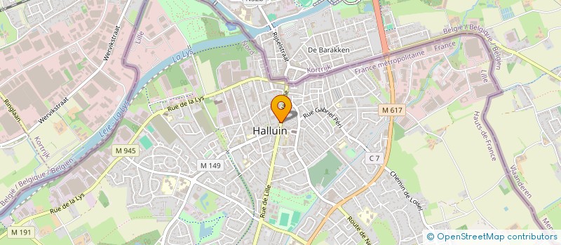 localisation de l'entreprise IL VIALE  HALLUIN