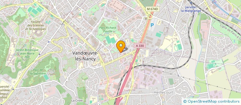 localisation de l'entreprise IL Y A QU A S AIDER  VANDUVRE-LES-NANCY