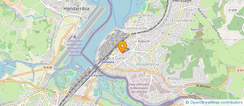 localisation de l'entreprise ILA à HENDAYE
