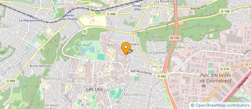 localisation de l'entreprise ILA à LES ULIS