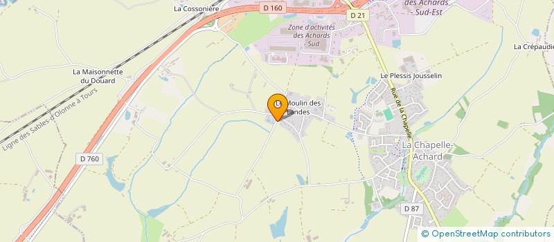localisation de l'entreprise ILA 9 à LES ACHARDS