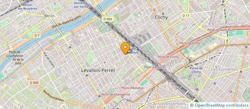 localisation de l'entreprise ILA à LEVALLOIS-PERRET