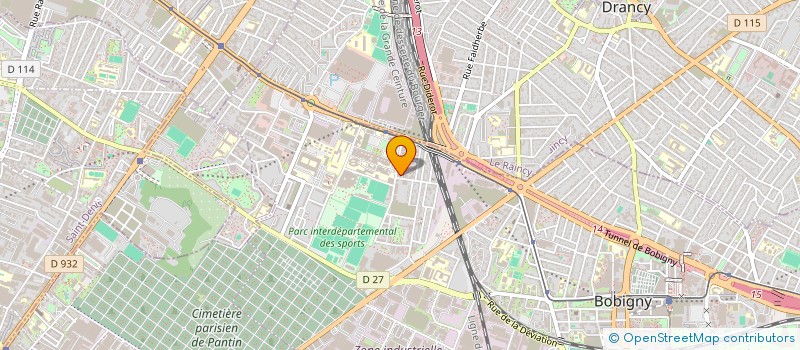 localisation de l'entreprise ILA  BOBIGNY