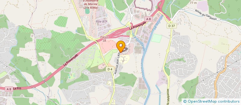 localisation de l'entreprise ILA CREATION à FREJUS