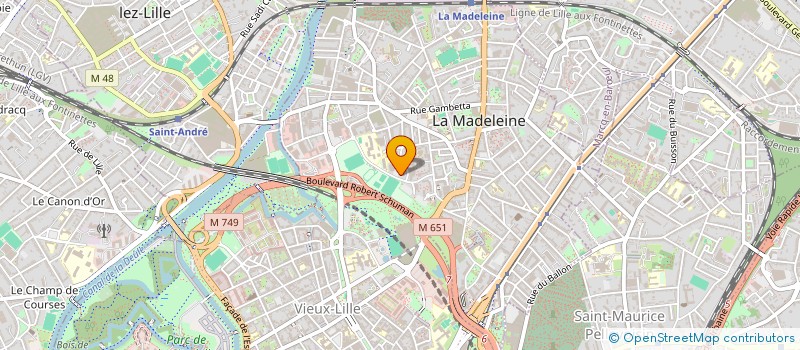 localisation de l'entreprise ILA PROGRESS à LA MADELEINE