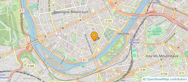 localisation de l'entreprise ILABA à BOULOGNE-BILLANCOURT