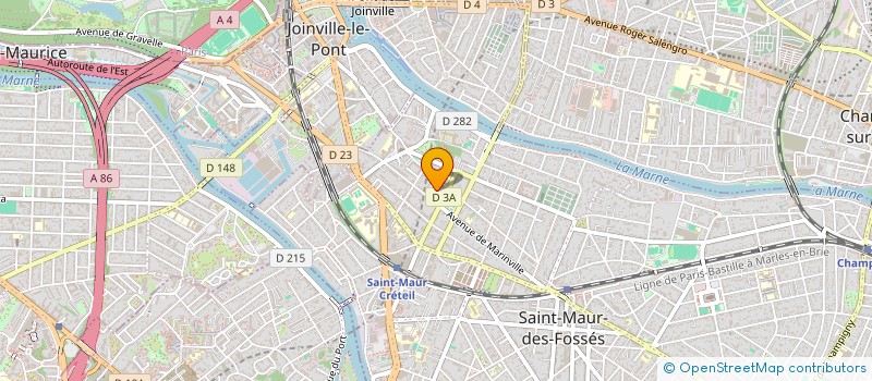 localisation de l'entreprise ILABEL à SAINT-MAUR-DES-FOSSES