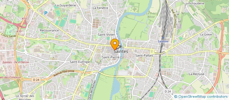 localisation de l'entreprise ILABELLA à SAINTES