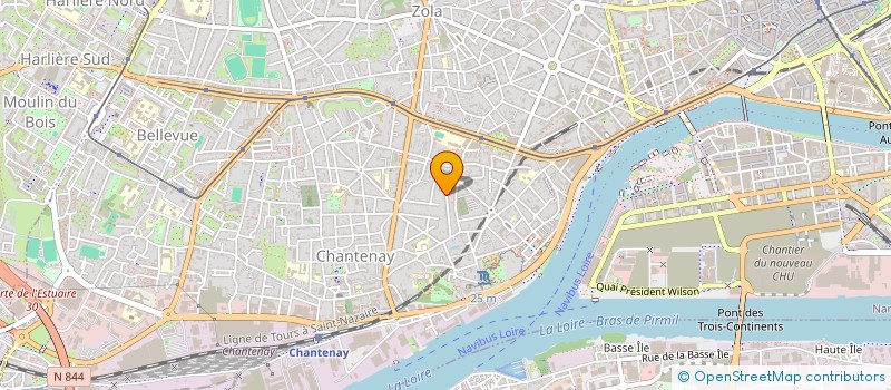 localisation de l'entreprise ILAC à NANTES