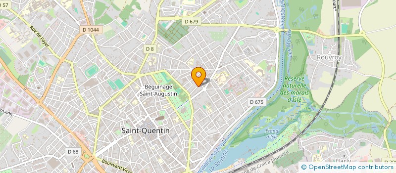 localisation de l'entreprise ILAD STUDIO à SAINT-QUENTIN