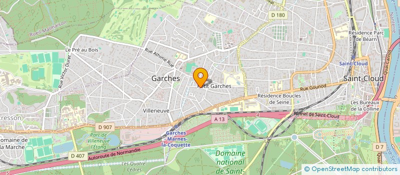 localisation de l'entreprise ILADOM à GARCHES