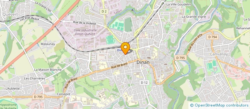 localisation de l'entreprise ILAGO à DINAN